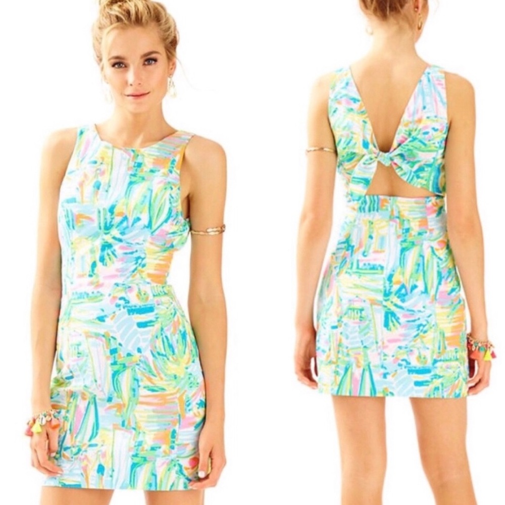 Courtney Shift Dress Multi Sea Salt And Sun